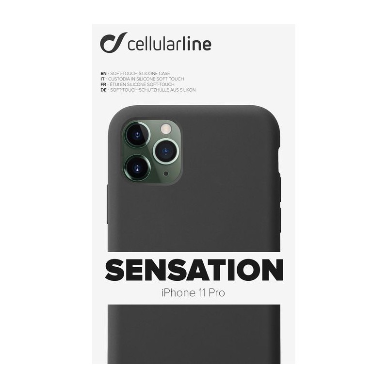 COVER SOFT TOUCH IPHONE 11 PRO NERO