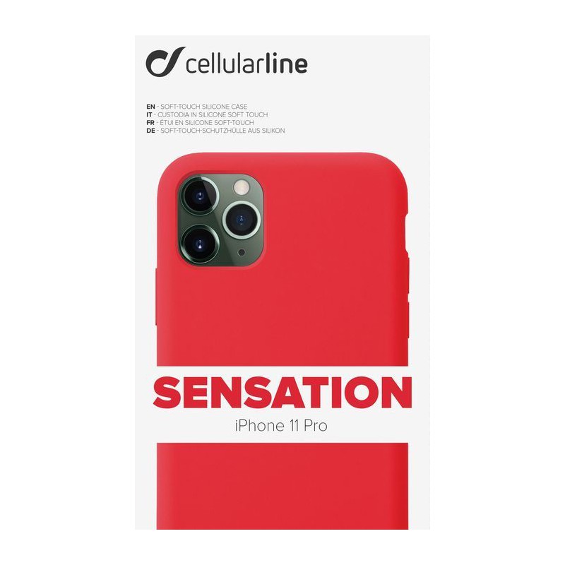 COVER SOFT TOUCH IPHONE 11 PRO ROSSO