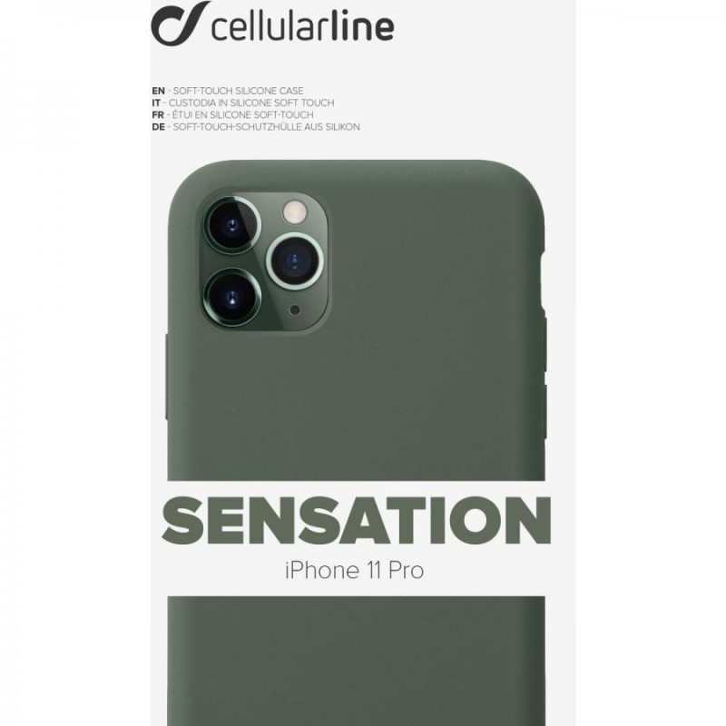 COVER SOFT TOUCH IPHONE 11 PRO VERDE