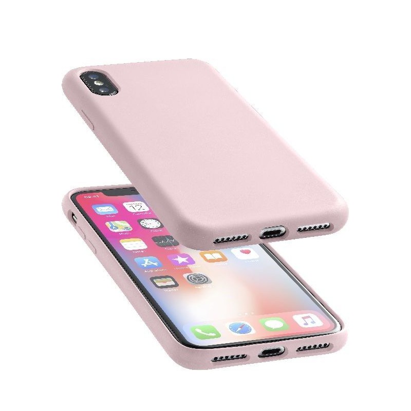 COVER SOFT TOUCH IPHONE X / XS ROSA