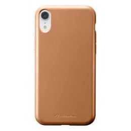 COVER SOFT TOUCH IPHONE XR  METAL BRONZO