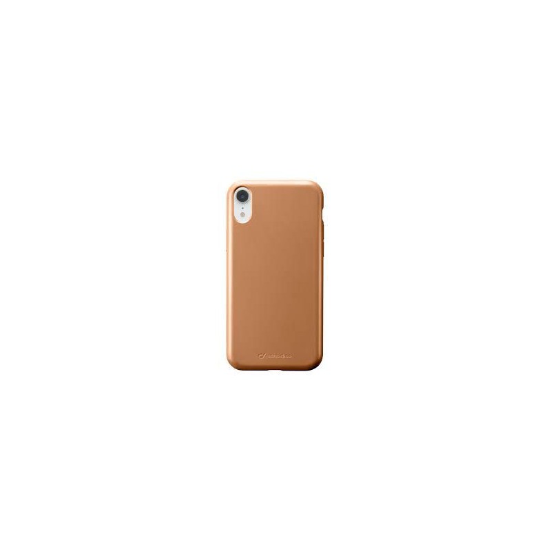 COVER SOFT TOUCH IPHONE XR  METAL BRONZO