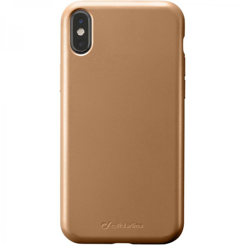 COVER SOFT TOUCH IPHONE XR METAL BRONZO