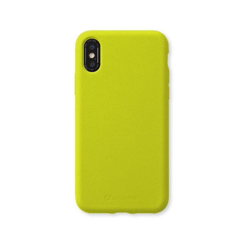 COVER SOFT TOUCH IPHONE XS MAX LIME FLUO