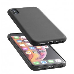 COVER SOFT TOUCH IPHONE XS MAX NERO