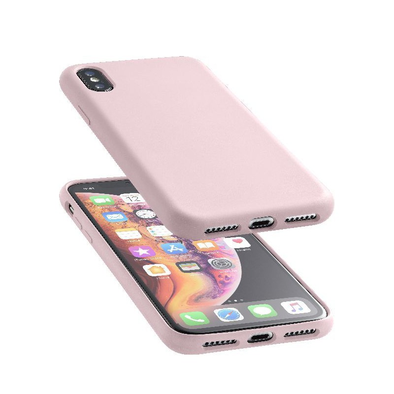 COVER SOFT TOUCH IPHONE XS MAX ROSA