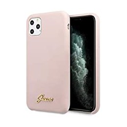 COVER GUESS IPHONE 11 PRO MAX SILICONE PINK