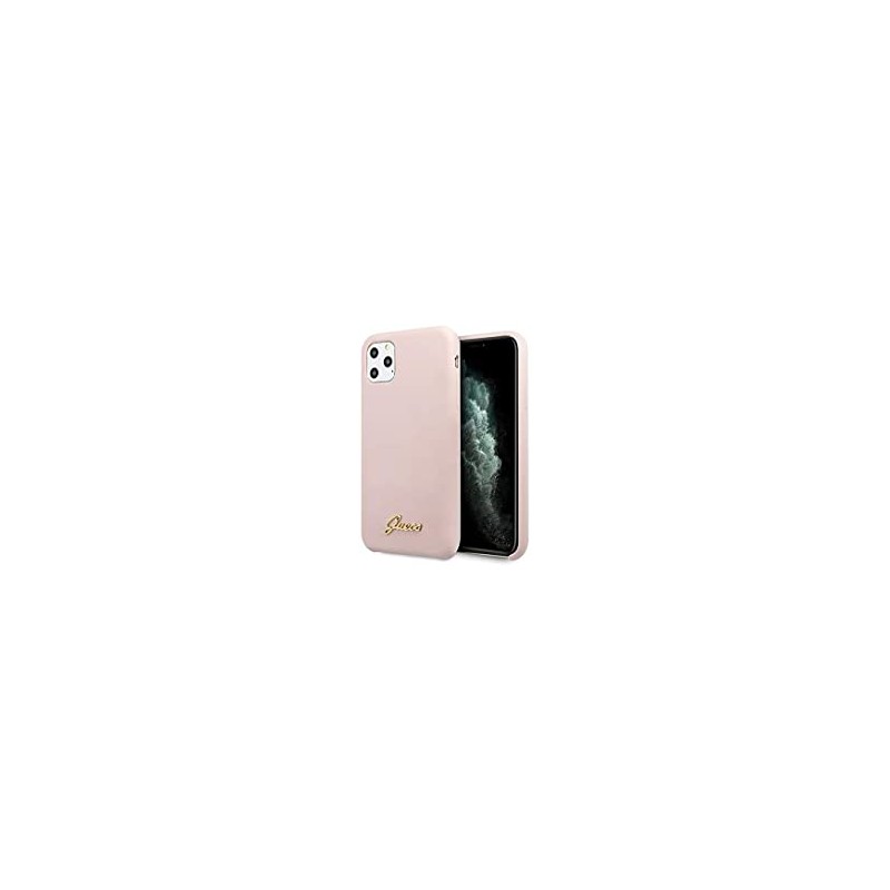 COVER GUESS IPHONE 11 PRO MAX SILICONE PINK
