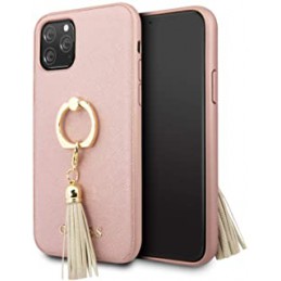 COVER GUESS IPHONE 11 PRO ROSEGOLD CON ANELLO GOLD
