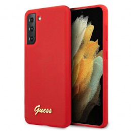 COVER GUESS SILICONE SOFT TOUCH GALAXY S21 PLUS ROSSA