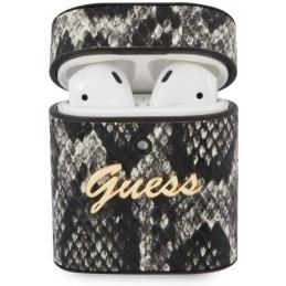 COVER GUESS SNAKE BLACK PER AIRPODS 1/2