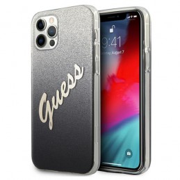 COVER HARD GUESS GLITTER APPLE IPHONE 12 /12 PRO BLACK