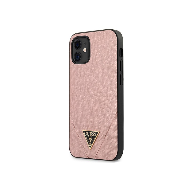 COVER HARD GUESS BLACK APPLE IPHONE 12 mini PINK