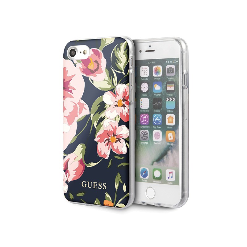 COVER IPHONE 6/6S/7/8 SE ( 2020 ) GUESS FLOWER FANTASY