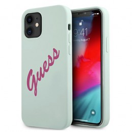 COVER SOFT TOUCH GUESS FUCSIA IPHONE 12 mini