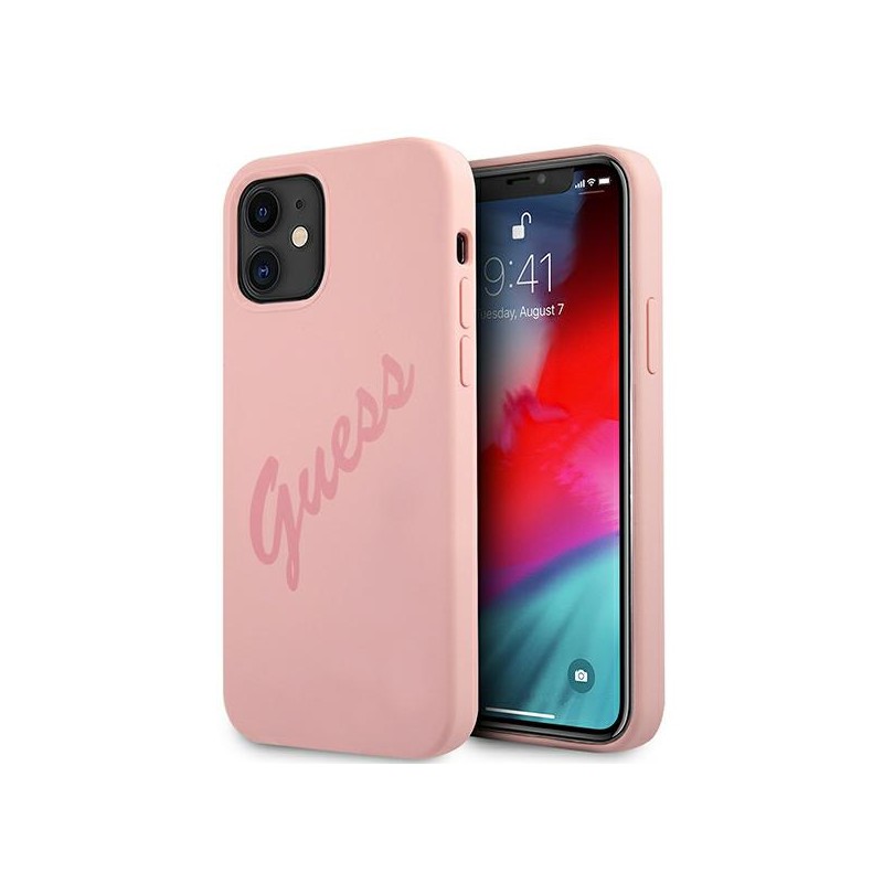 COVER SOFT TOUCH GUESS ROSA IPHONE 12 mini