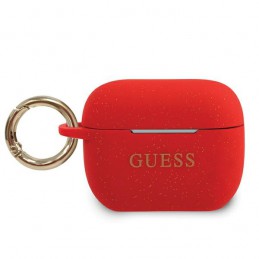 COVER GUESS AIRPODS PRO SILICONE RED
