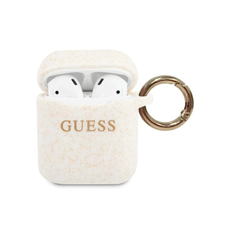 cover guess airpods 1/2 bianco