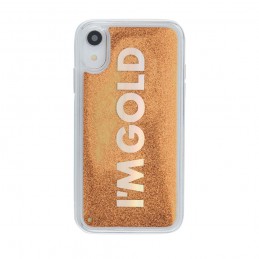 cover iphone xr i'm gold case