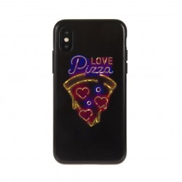 cover iphone xs max pizza neon