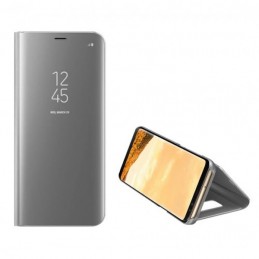 BOOK CLEAR VIEW S21 PLUS SILVER