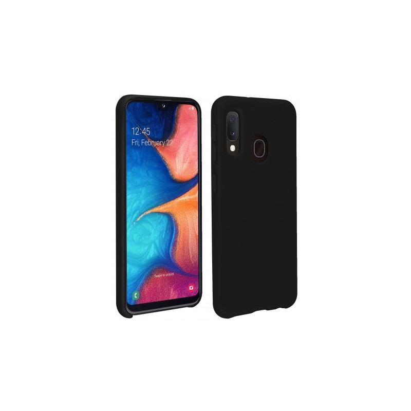 cover in silicone per samsung galaxy a20 a20e black