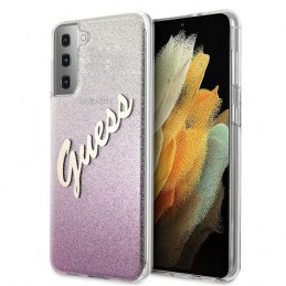 COVER GUESS SAMSUNG GALAXY S21  PLUS GLITTER PINK