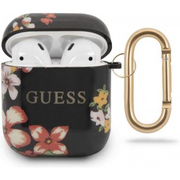 COVER SILICONE GUESS PER AIRPODS 1/2 FLOWER FANTASY