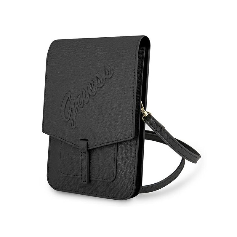portacellulare universale guess nera con tracolla