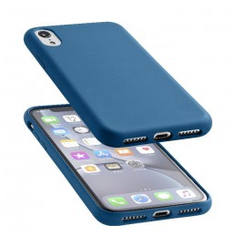 COVER SOFT TOUCH  IPHONE XR BLU