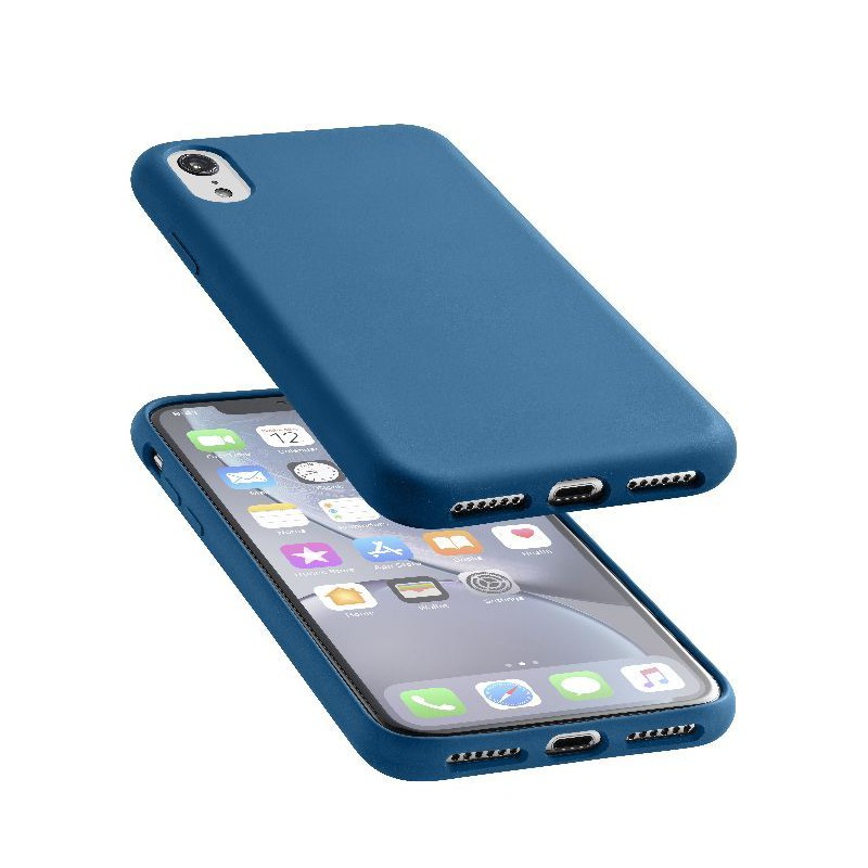 COVER SOFT TOUCH  IPHONE XR BLU