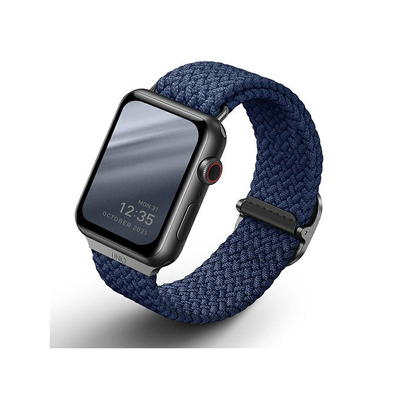 CINTURINO ICON APPLE WATCH 42MM 44MM BLU FORMENTERA - Blob Video
