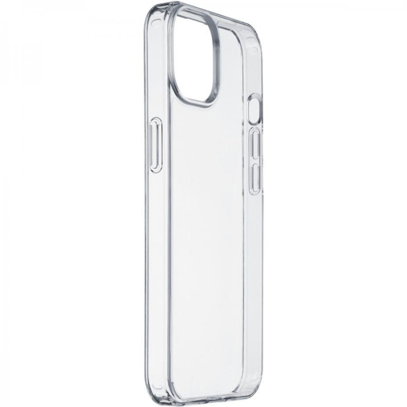 cover iphone 13 pro max trasparente rigida con bordi in gomma per  un'elevata protezione dello smartphone.