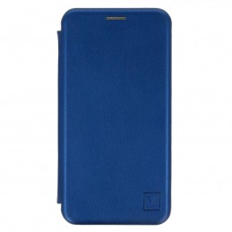 book iphone 12 mini con porta carte di credito chiusura magnetica blue navy